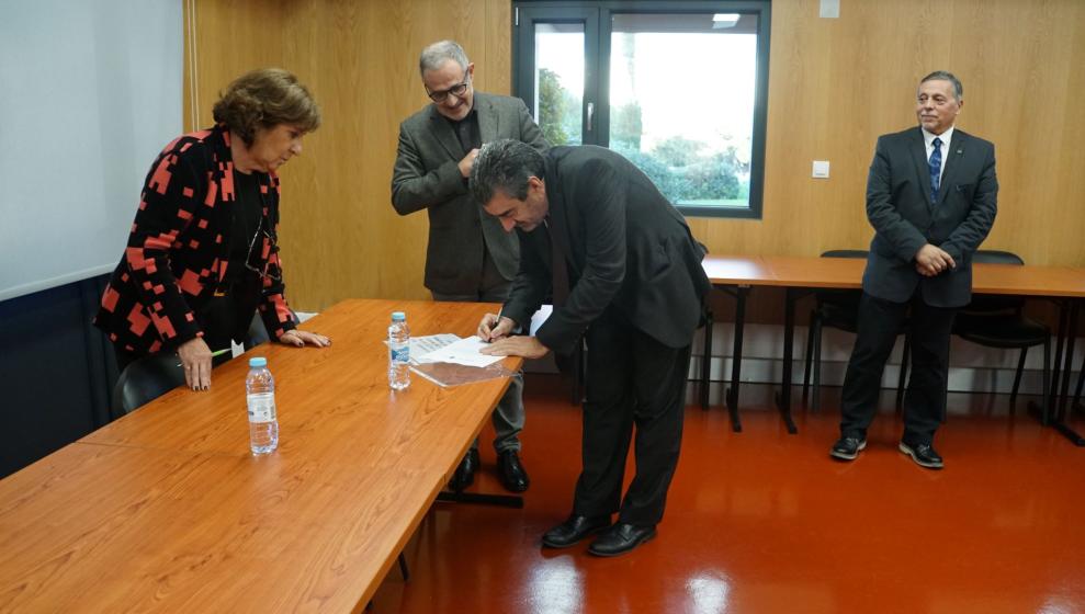Dra. Ana Paula Carreira, professor Mário Vale, professor Luís Ferreira e professor José Manuel Simões